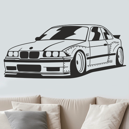 Naklejka na ścianę BMW E36